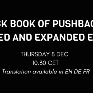 Launch Event for the Black Book of Pushbacks: Expanded and Updated Edition